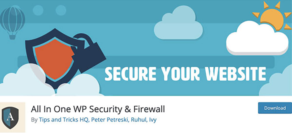 معرفی افزونه امنیتی All In One WP Security & Firewall